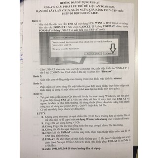 USB PHI CHUẨN HẠN CHẾ LÂY LAN VIRUT