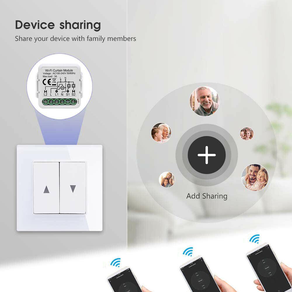 YOLA Con Lăn Rèm Cửa Thông Minh Kết Nối WiFi Điều Khiển Qua APP