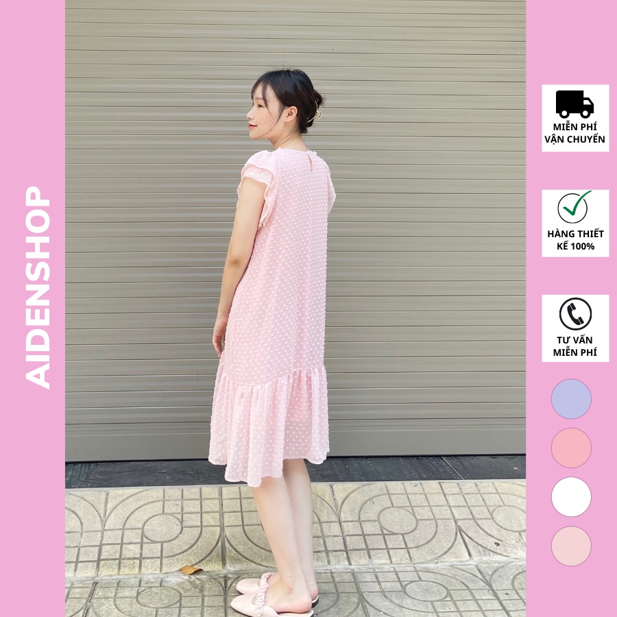 Váy bầu xinh thời trang Aidenshop đầm bầu mùa hè dự tiệc cao cấp