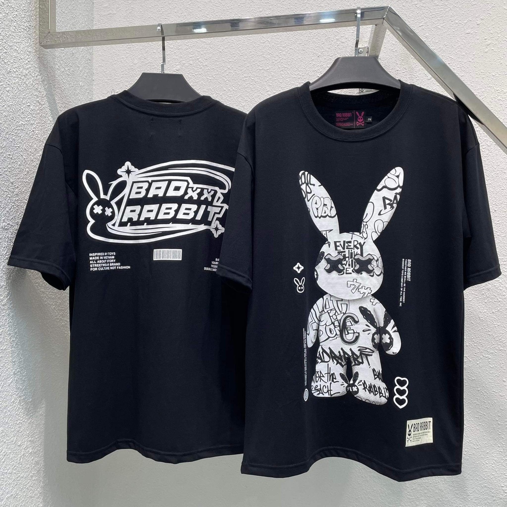 Áo Thun Bad Rabits 'SAY And D.R.U.N.K' TEE áo thun tay ngắn nam nữ chất cotton cao cấp Kun09