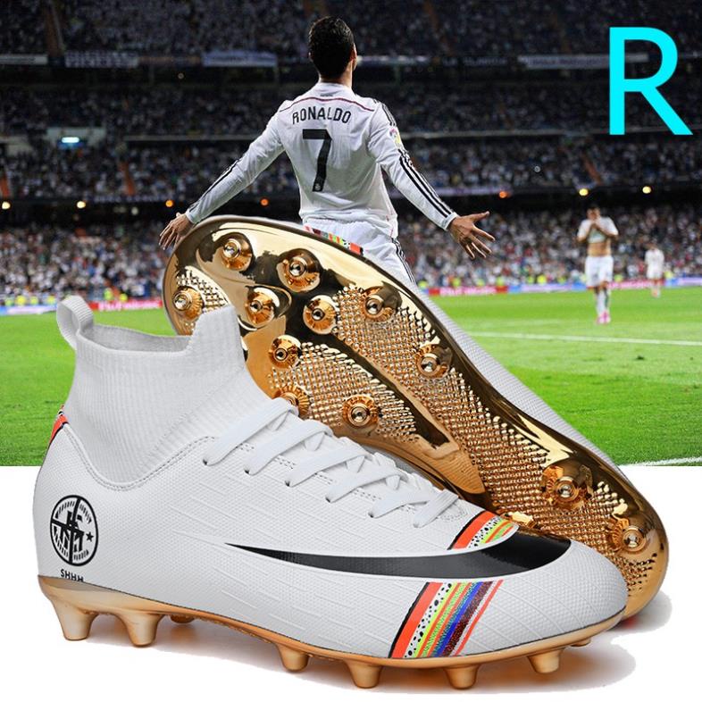 Giày đá bóng AG C Ronaldo chất lượng cao có kích thước 35 - 44 cho người lớn/trẻ em TRT