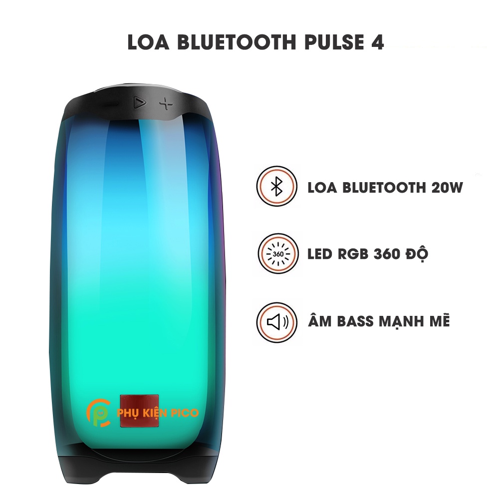 Loa Bluetooth Pulse 4 - loa vi tính bluetooth công suất lớn đối thủ của microlab chất âm hay gần bằng jbl không dây