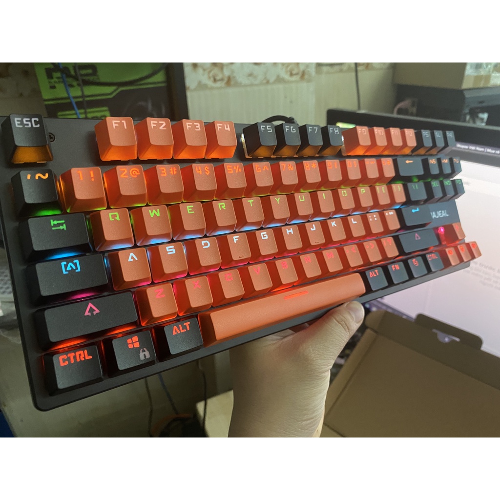 Bàn phím cơ gaming Bajeal K200 Pro ,Led rainbow phù hợp cho PC và Laptop