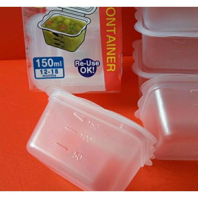 Khay Trữ Đông Richell Bộ Chia Thức Ăn Richell Cho Bé Ăn Dặm 50ml 100ml 150ml ☘Chính Hãng☘