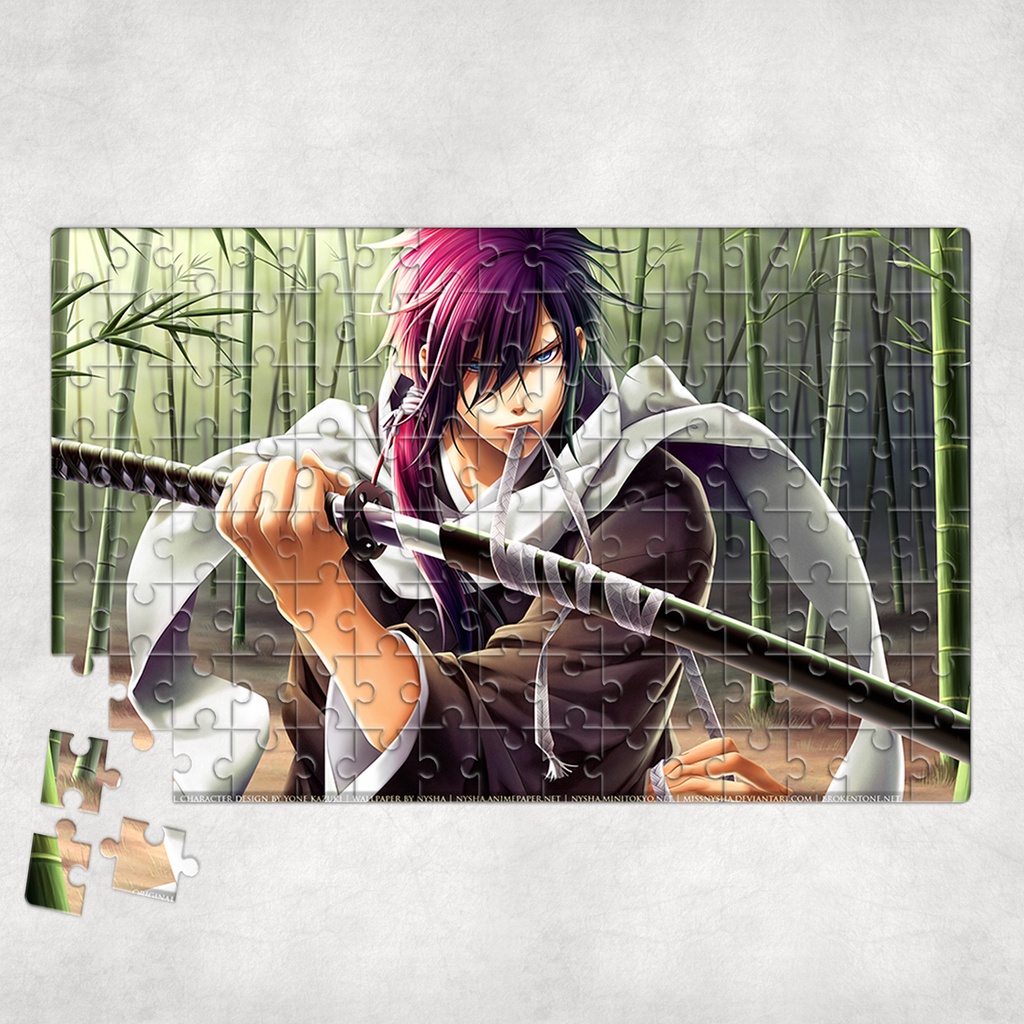 Tranh ghép hình A4, A5 Anime, xếp hình HAKUOUKI SHINSENGUMI KITAN - Mẫu 1