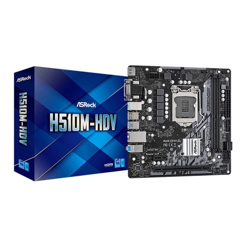 Mainboard bo mạch chủ Asrock H510M-HDV R2.0 new chính hãng