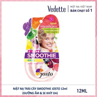 Mặt nạ sinh tố trái cây Fruit Smoothie Mask Josto 12ml