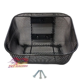 Rổ lưới gắn xe máy Wave NHỎ dưới hàng rẻ đẹp bền tặng kèm ốc gắn rổ