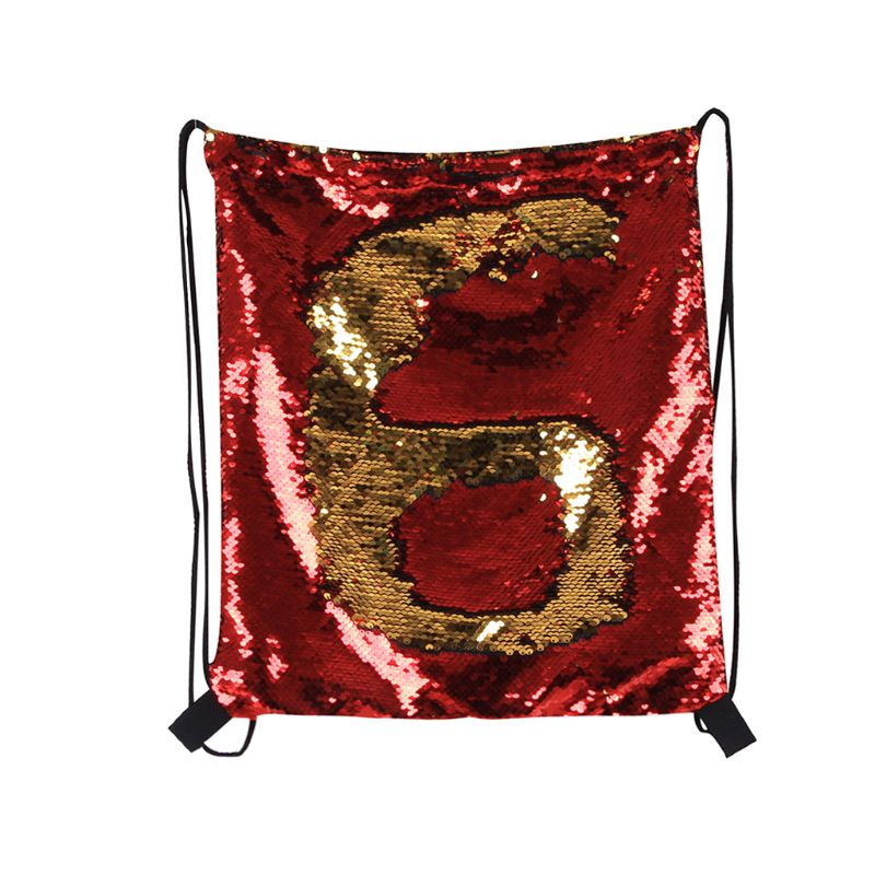 Ba Lô Rút Dây Đính Sequin Lấp Lánh