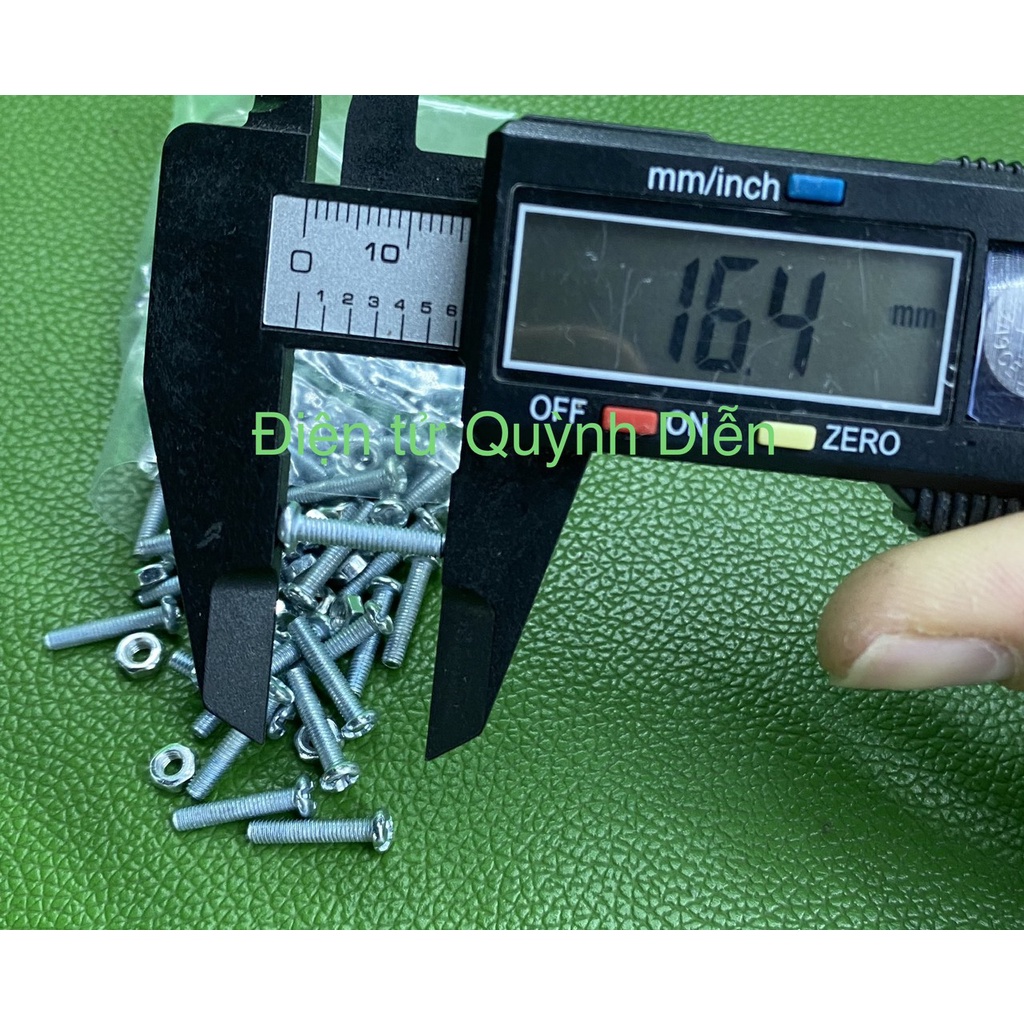 Ốc vít tán M3 3ly dài 1.5cm  khoảng 90-100 con - linh kiện điện tử QUỲNH DIỄN