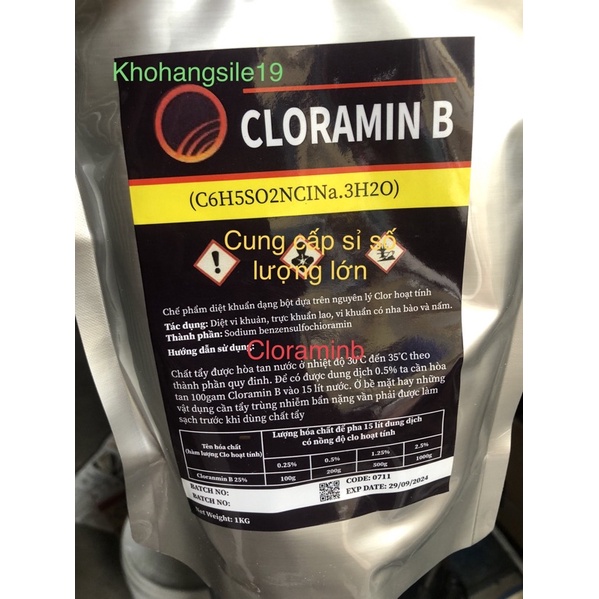 cloramin b sát khuẩn, khử trùng 1kg( cung cấp sỉ lẻ)