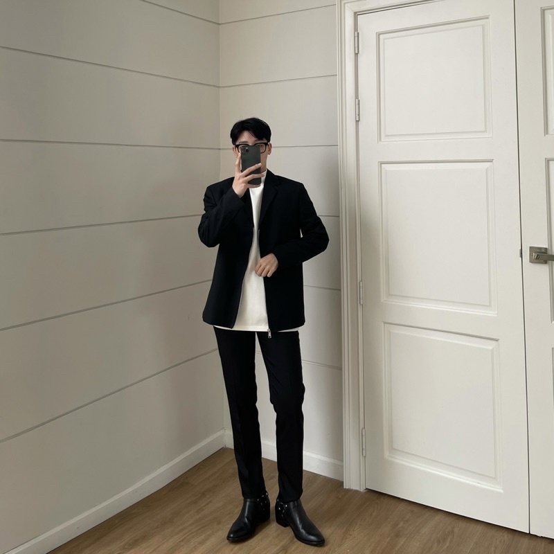 Blazer khóa kéo