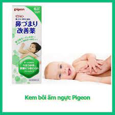 GEL làm giữ ấm, giảm ho, nghẹt mũi Pigeon 50g - Nhật Bản