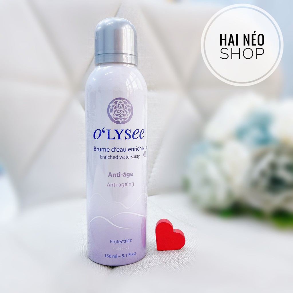 Xịt khoáng cấp nước chống lão hóa OLYSEE Enriched Waterspray Anti - age (Pháp)
