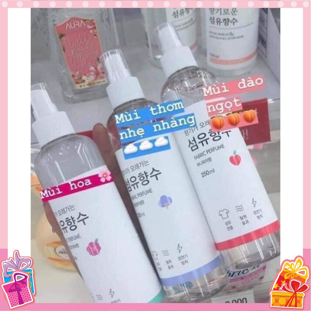 XỊT THƠM Quần Áo Fabric Perfume Hàn Quốc 250ml