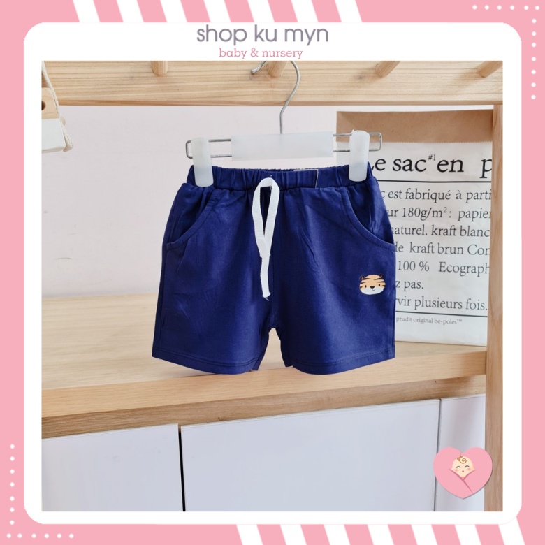 [Mã SKAMCLU8 giảm 10% cho đơn từ 100K] Quần đùi short cotton cho bé thun mềm chính hãng Ku Myn KMQ001