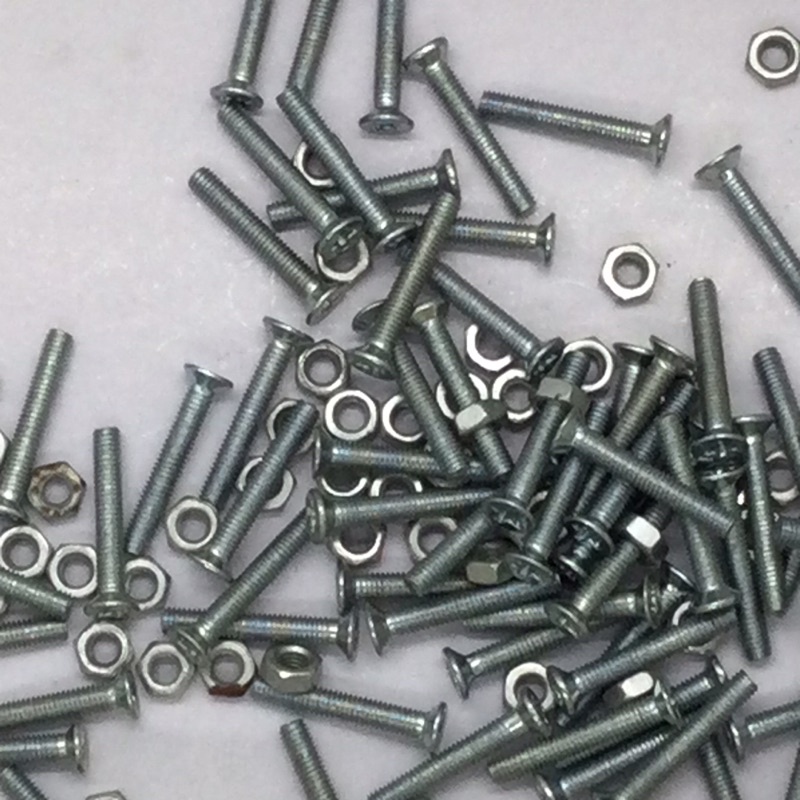 Bulong ốc vít M3 , M4- kích thước 3x8mm, 3x10mm, 3x20mm, 4x15mm, 4x20mm. Chất liệu tôn mạ/inox không gỉ