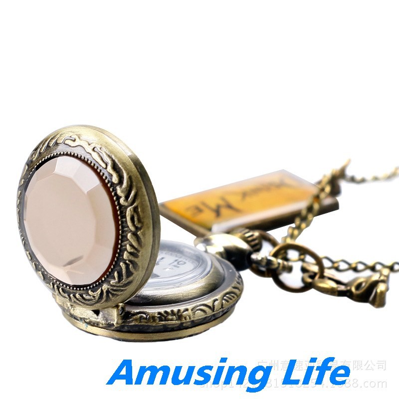 Quartz Pocket Watch Ebay Thương Mại Nước Ngoài Bán Mori Alice Uống Me Chai Có Nhu Cầu Quà Tặng Sáng Tạo Đồng Hồ Bỏ Túi