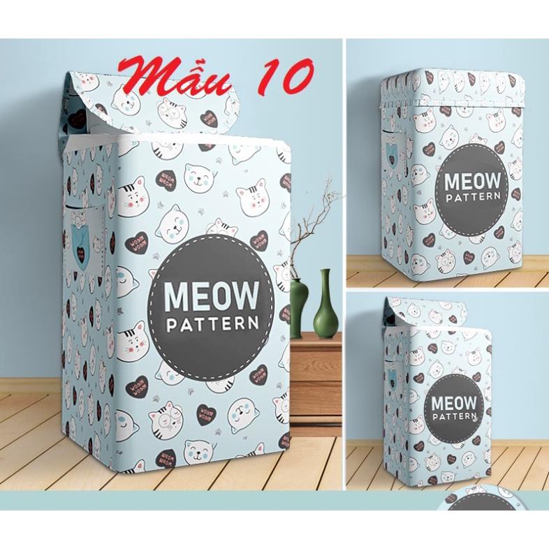 Vỏ bọc máy giặt lồng đứng, cửa trên 7kg, 8kg, 9kg, 10kg áo trùm vải bạt chống mưa nắng LOẠI TỐT