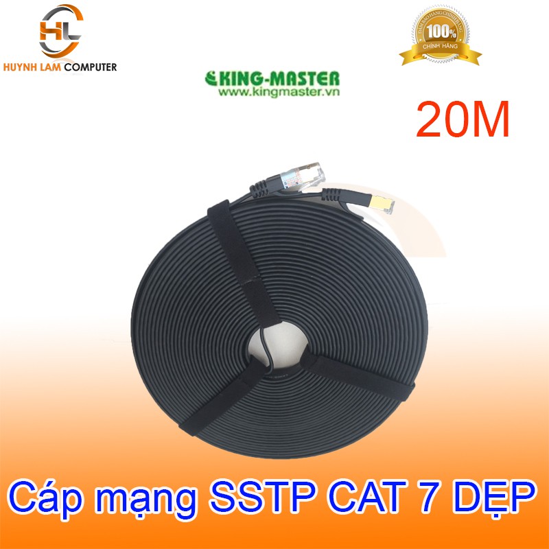 CABLE UTP KINGMASTER CAT7 FLAT KC716