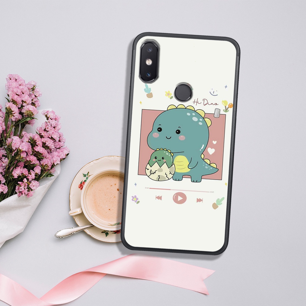 [HOT]ỐP XIAOMI  MI 5X - MI A1 - MI 8 - MI 8 SE IN HÌNH KHỦNG LONG CHIBI SIÊU DỄ THƯƠNG.