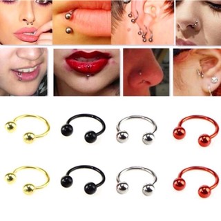Khuyên chữ u xỏ mũi/môi/tai chất liệu thép y tế