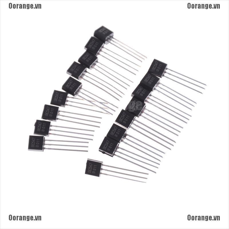 Bộ 50 Linh Kiện Điện Tử NPN BC547 BC547B 0.1A / 45V Màu Đen