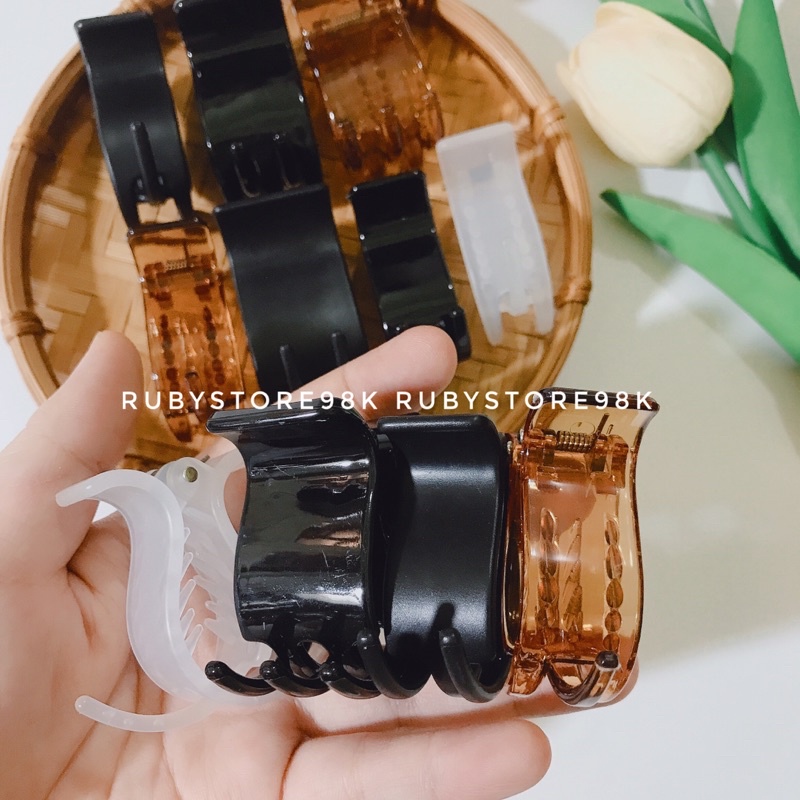 Kẹp tóc càng cua 3 răng, 5 răng mix nhiều màu