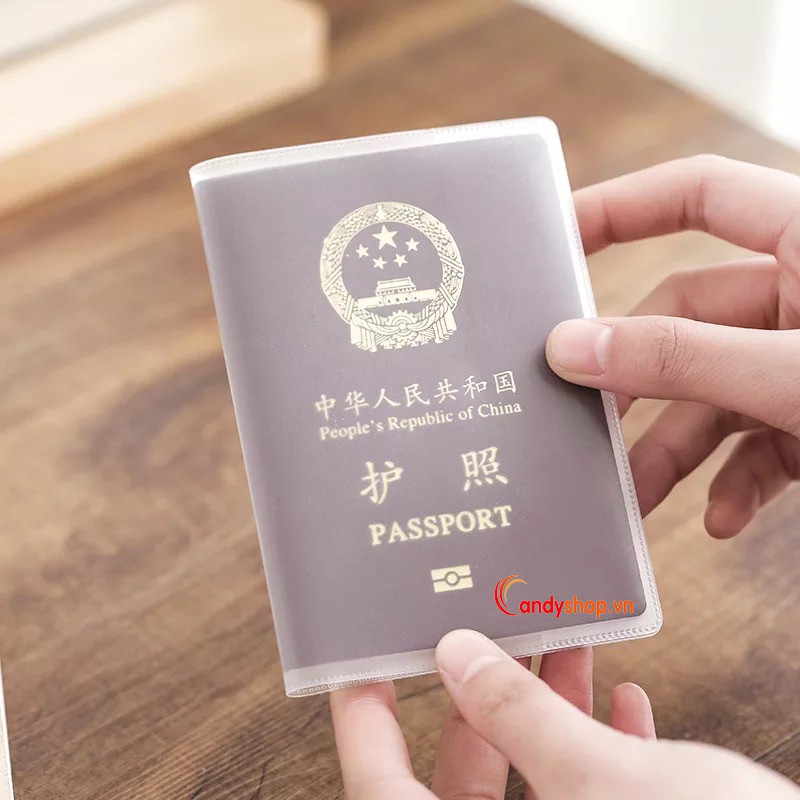 [HCM] Bao đựng hộ chiếu - passport trong suốt- pp40