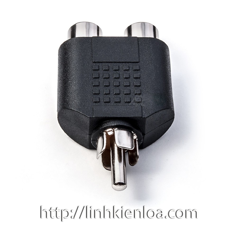 Jack chia AV   từ 1 ra 2 Hoa Sen - Đầu Chia AV  từ 1 ra 2 - Jack loại tốt, cực bền