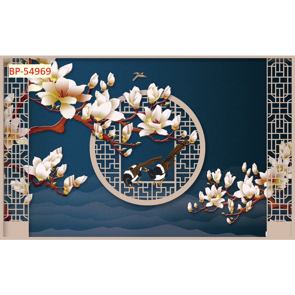 Tranh INDOCHINE dán tường cho khách sạn, nhà nghỉ chống thấm nước, không lo phai màu