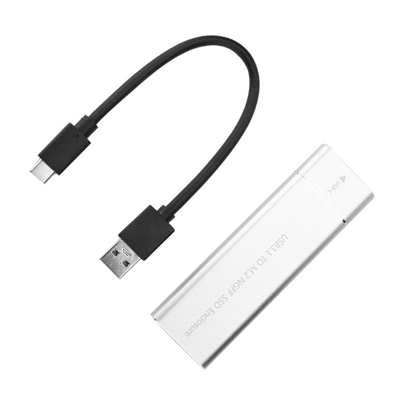 Hộp Đựng Ổ Cứng Di Động Wili Aluminum Usb 3.1 Type-C To M.2 Ngff Ssd 6gbps