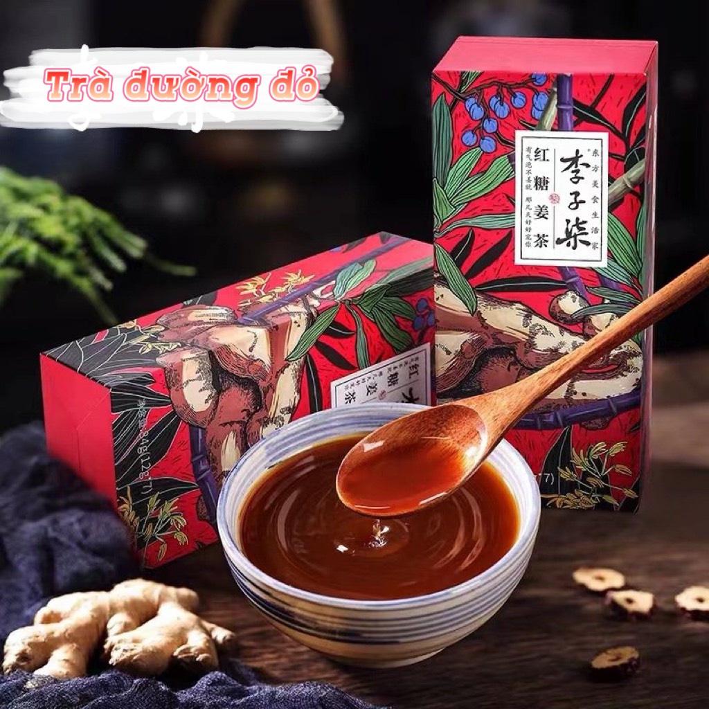 Trà Gừng Đường Đỏ Hòa Tan Lý Tử Thất
