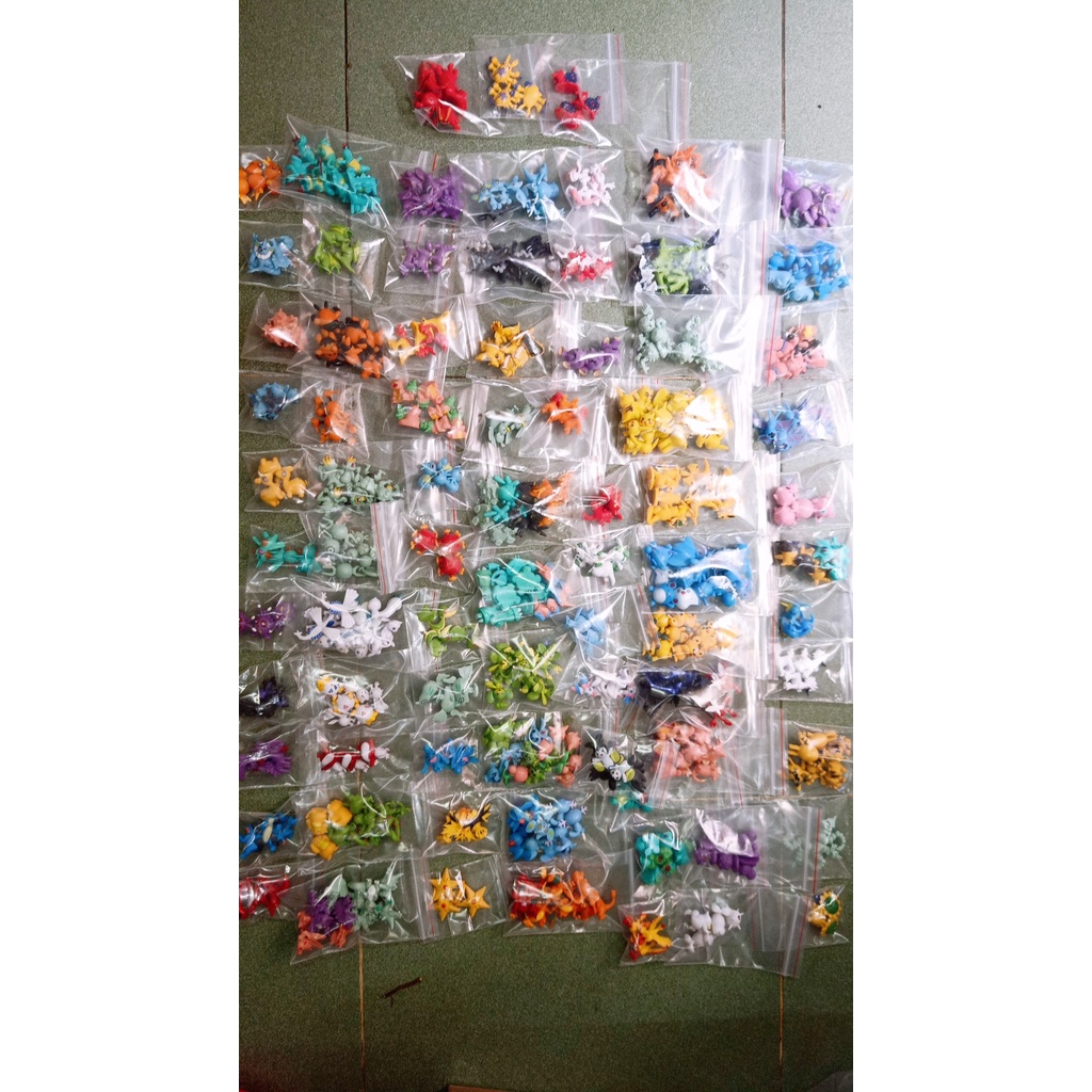 Đồ chơi thú Pokemon Mini 2 - 4cm - Mô Hình Pokemon Trang Trí Bàn Học Bàn Làm Việc - Trang Trí Tiểu Cảnh