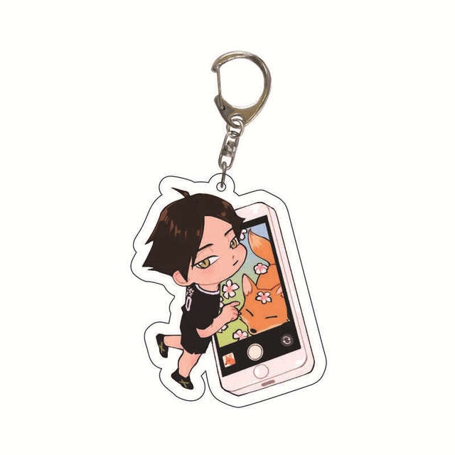 Móc Khoá chibi Haikyuu Móc Khoá anime khoá bằng arcrylic kích thước 6cmx6cm