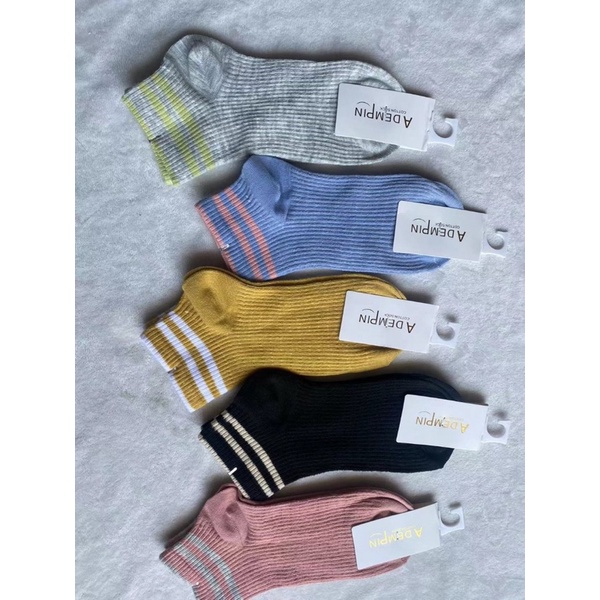 (sét 5 đôi) tất len gân dày dặn mềm mịn loại đẹp, phong cách hàn quốc. Len mềm mại siêu ấm