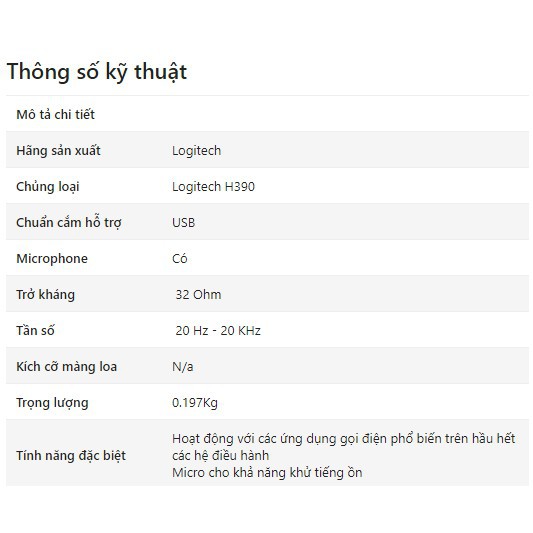 Tai nghe Logitech H390 | BigBuy360 - bigbuy360.vn