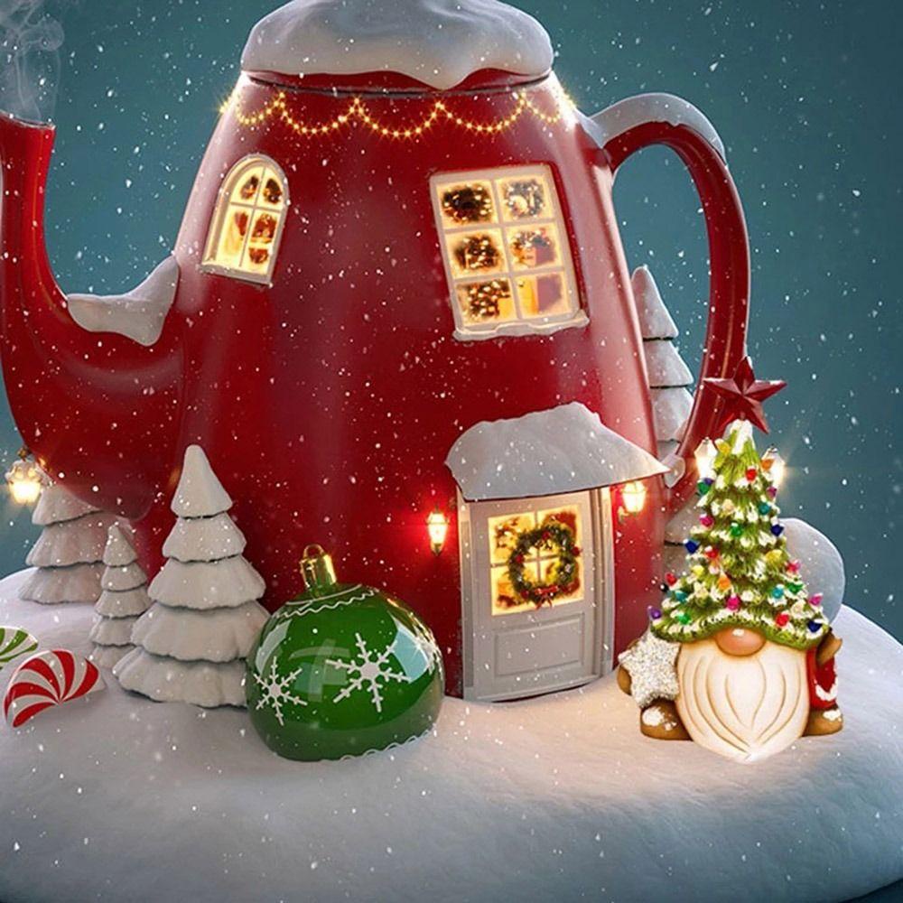 Yan1 Tượng Chú Lùn Gnome Thu Nhỏ Trang Trí Ngoài Trời Sáng Tạo