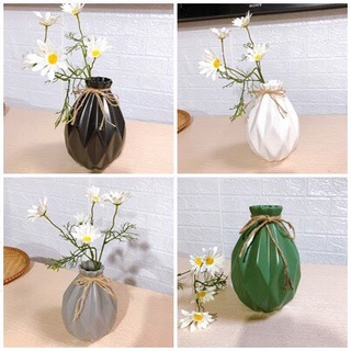 Bình Sứ men ngọc Bát Tràng cắm Hoa Hình bầu sang trọng bằng sứ cao cấp