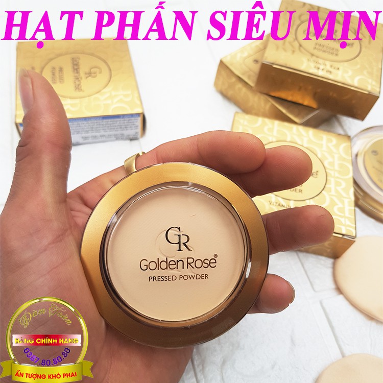 Phấn phủ SIÊU MỊN, KIỀM DẦU, ĐA NĂNG, CHE KHUYẾT ĐIỂM, CHÍNH HÃNG golden rose pressed powder madein thổ nhĩ kỳ | BigBuy360 - bigbuy360.vn