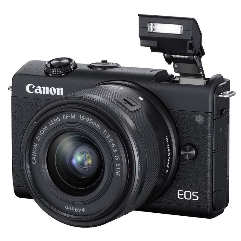  Máy ảnh Canon EOS M200 kit 15-45 BK/WH  - Hàng Chính Hãng Lê Bảo Minh