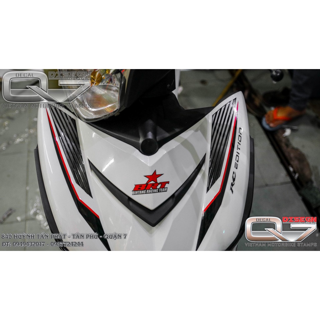 Tem Rời EXCITER 150 ZIN XE TRẮNG