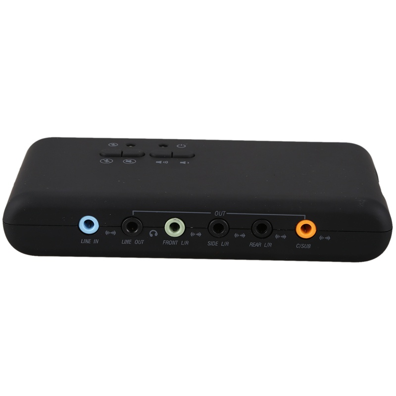 Card âm thanh 7.1 Usb 2.0 Card âm thanh Cmi6206 Chipset Usb Thiết bị âm thanh Class Spec1.0 và Usb Hid Class Spec 8 kênh Đầu ra Dac