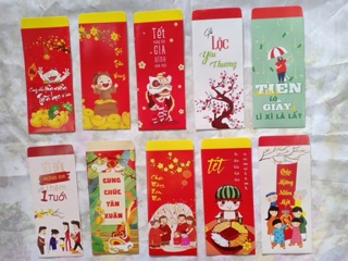250 bao lì xì chọn mẫu