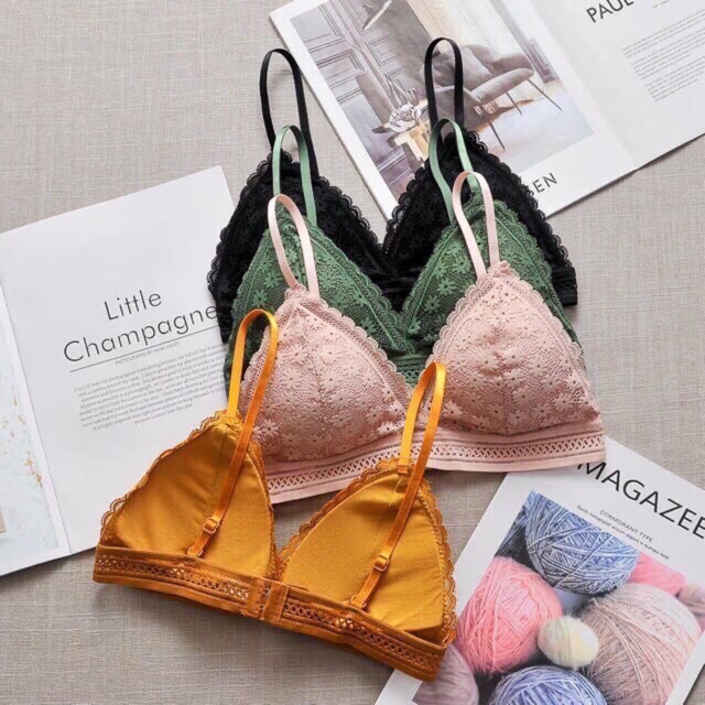 Áo Bra Ren Hoa Kiểu Pháp nâng vòng một gợi cảm sexy mẫu 7338 | BigBuy360 - bigbuy360.vn
