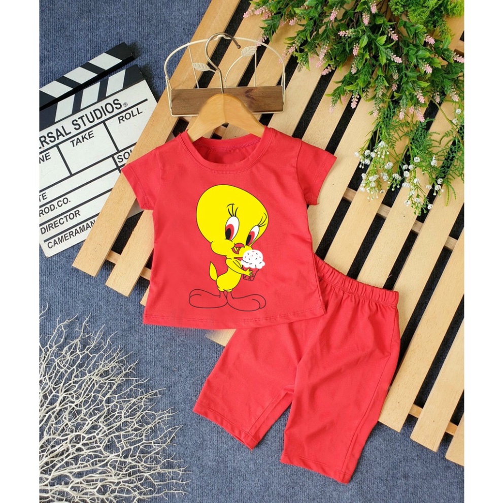 ( Khuyến mãi ) Bộ bé gái hình con vịt màu vàng ôm chậu hoa cho bé từ 6-28kg .BDBG53. .