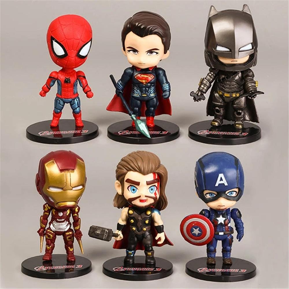 Bộ 6 Mô Hình Nhân Vật Phim Avengers