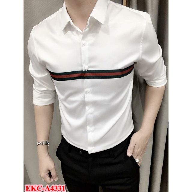 Áo sơ mi lụa nam