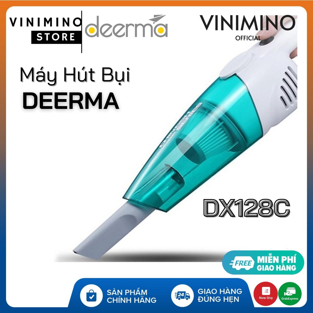 [Q. Bình Tân] Máy hút bụi DEERMA DX128C (Xanh Mint) - Hàng Xiaomi Phân Phối | Vinimino