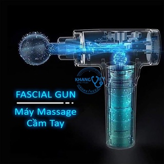 Máy massage cầm tay 6 chế độ - súng massage trị đau giãn cơ